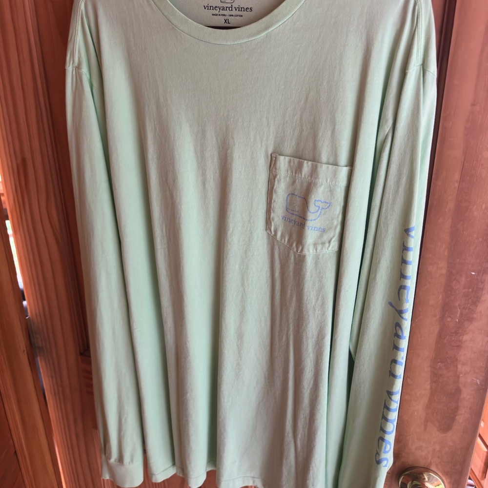 Vineyard Vines Women’s Mint Green Long Sleeve Shirt